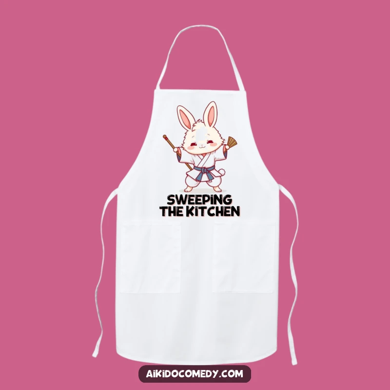Funny Bunny Aikido Apron - Chef's Sweeping Technique Practice Wear