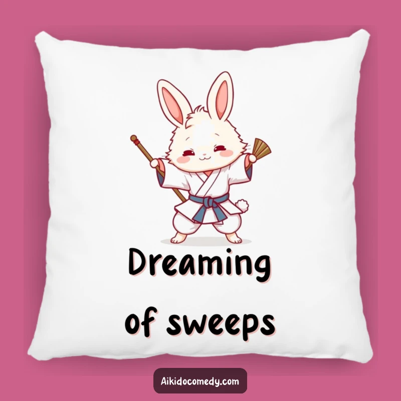 Funny Bunny Aikido Pillow - Cosy Sweeping Technique Practice Cushion