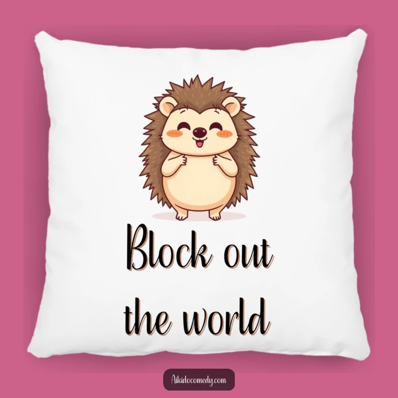 Funny Hedgehog Aikido Pillow - Cosy Block Practice Cushion