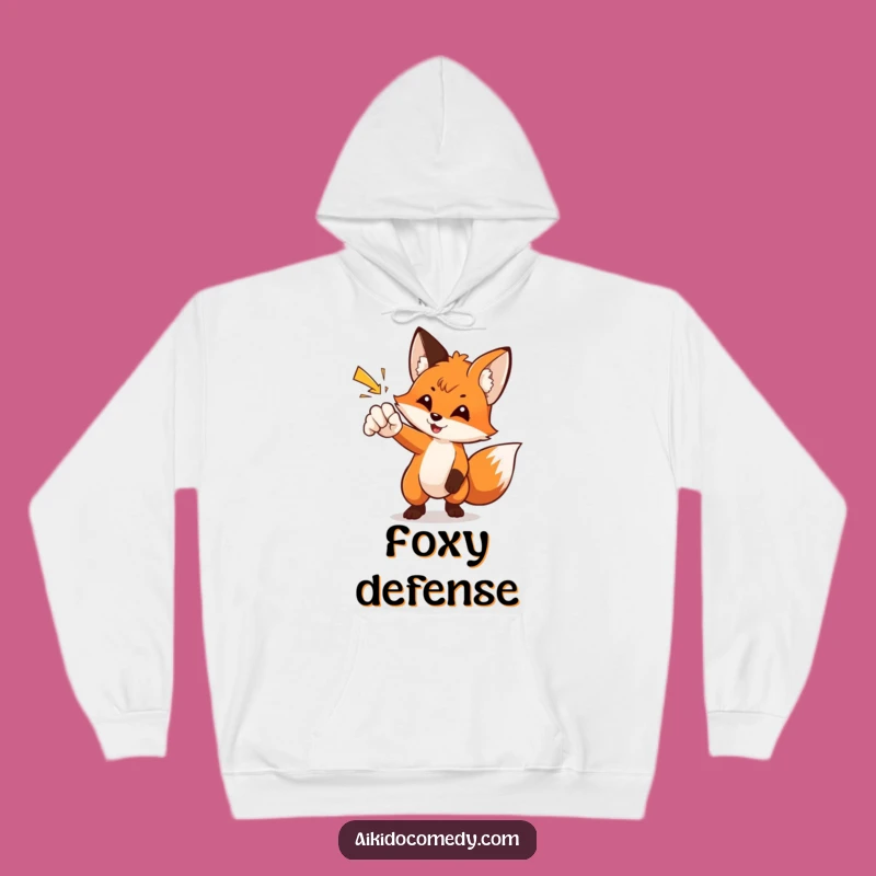 Funny Fox Martial Arts Hoodie - Stay Cozy & Clever!