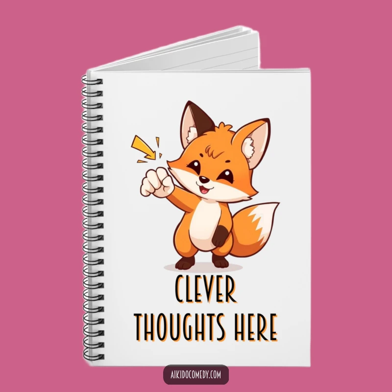 Funny Fox Kung Fu Notebook - Jot Down Brilliant Ideas!
